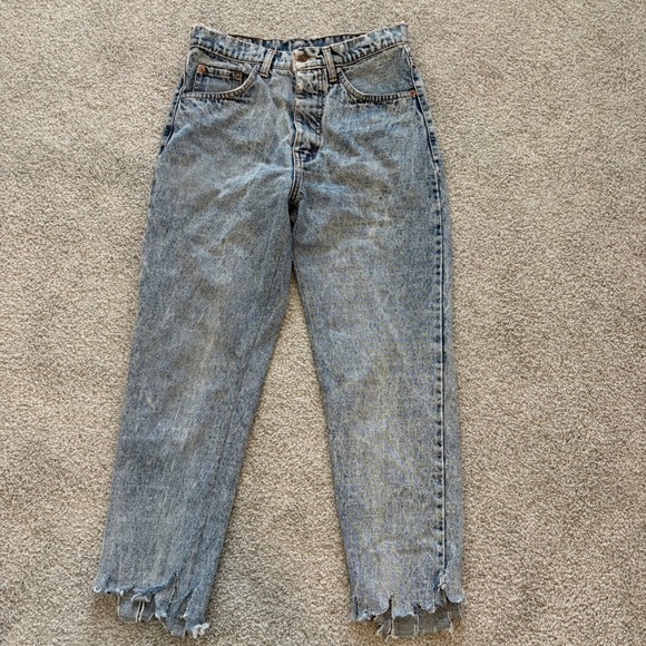 Levi's Denim - Vintage Levi's 505 Jeans Womens 29 Acid Wash 1970s Big E Distressed Retro